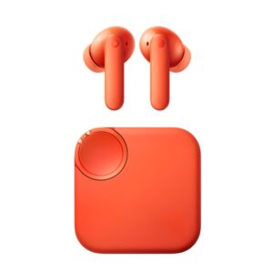 CMFF Buds 2 with 51 dB ANC, Ultra Bass Technology & Upto 51 Hours of Battery Life Bluetooth Headset,4HD Mics,USB-C,13mm Drivers,Easy Use for iPhone,Apple Compatible (Orange, Buds 2)